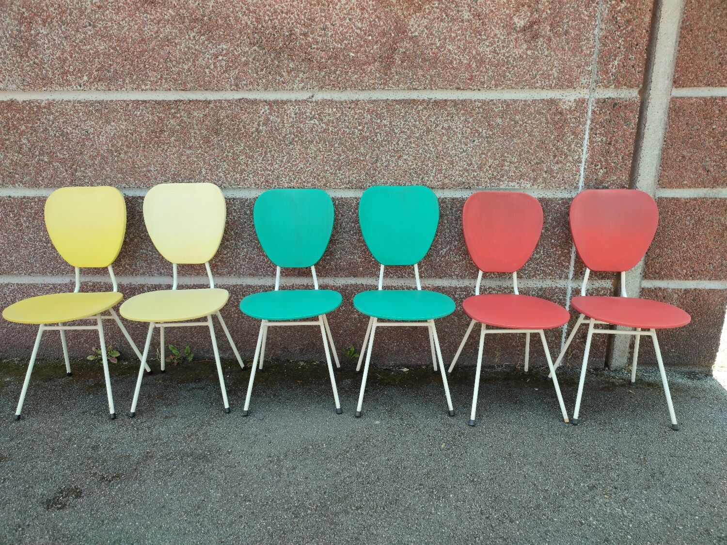 6 chaises vintage Henriette