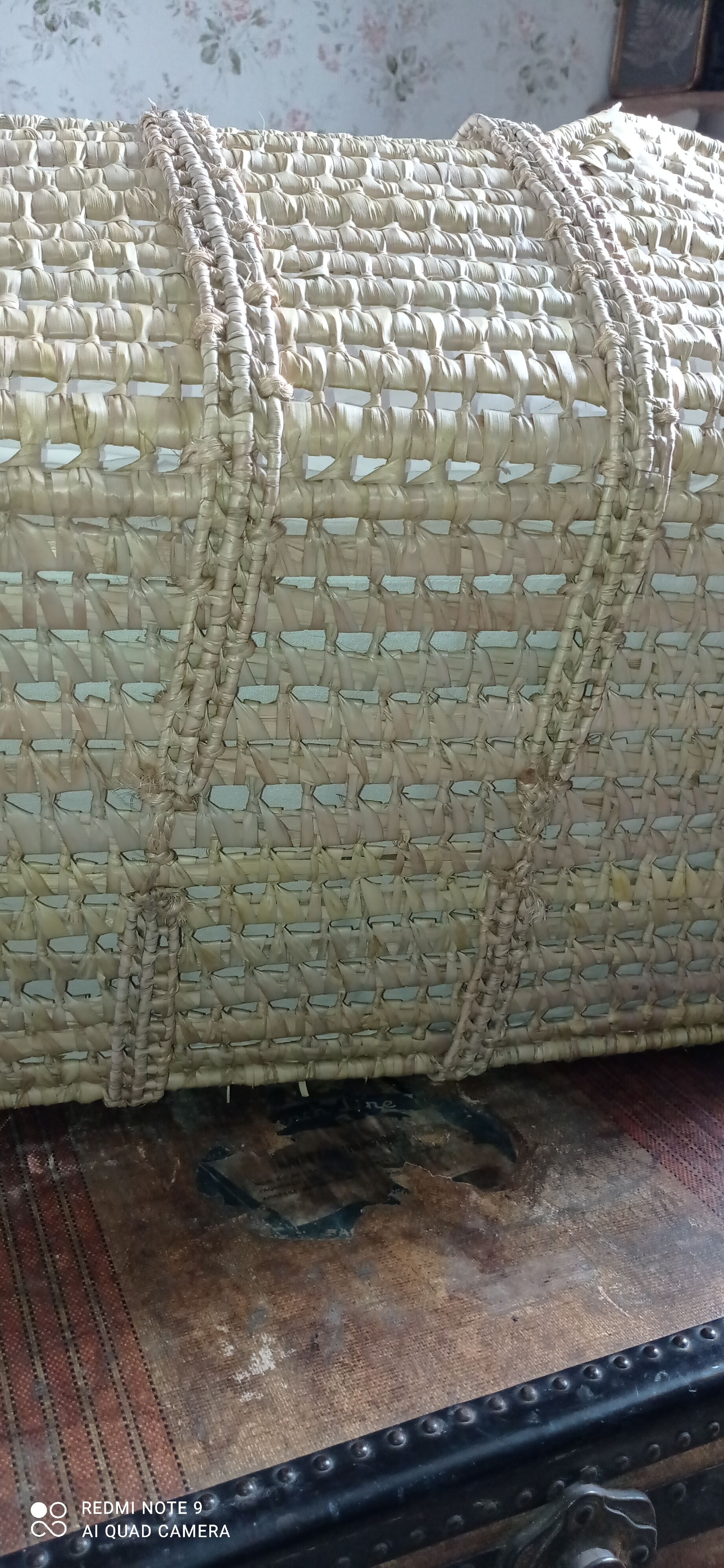 Vintage palm bassinet