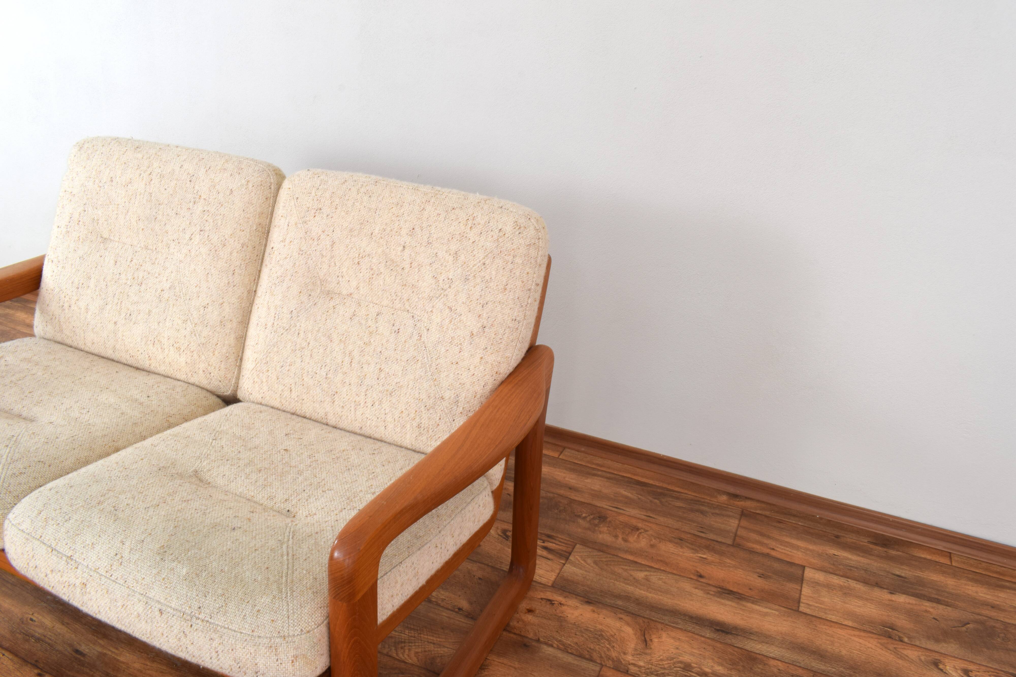Mid-Century Danish Teak Sofa from Poul Jeppesen, 1970s.