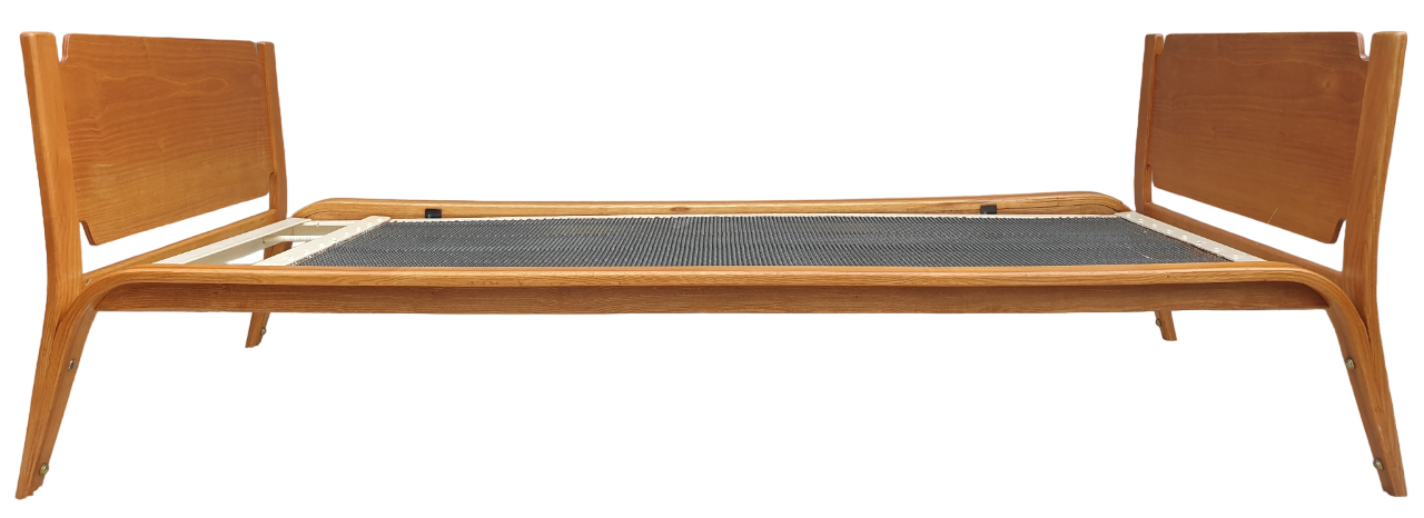 Bow Wood bed 190x80 Daybed Steiner 1950
