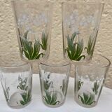 Glasses lucky vintage lily of the valley