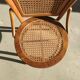 Chaise cannée en bois naturel