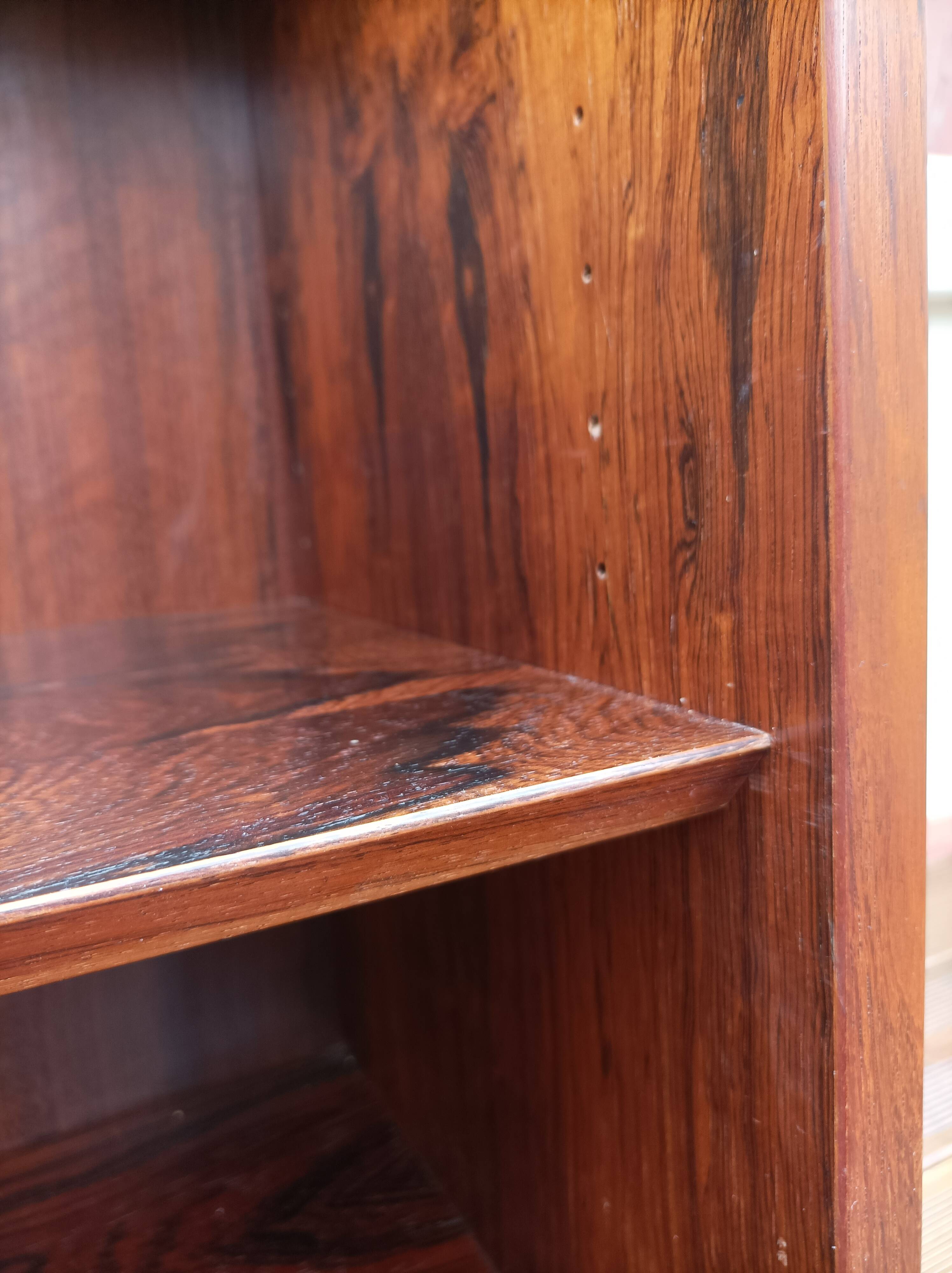 Rosewood bookcase by poul hundevad for hundevad & co. denmark, 1970