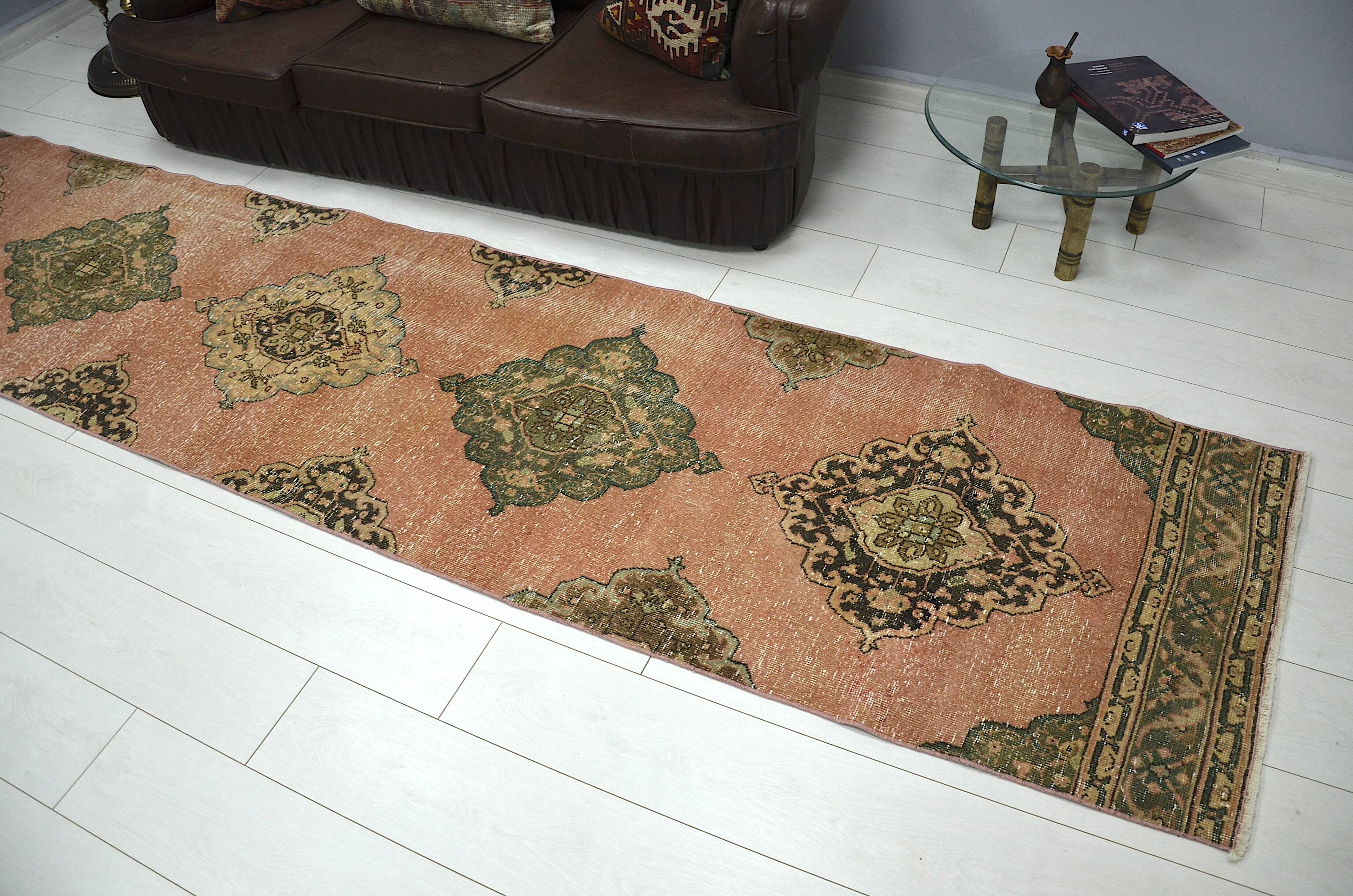 Red & Brown Turkish Handmade Rug sku 2214