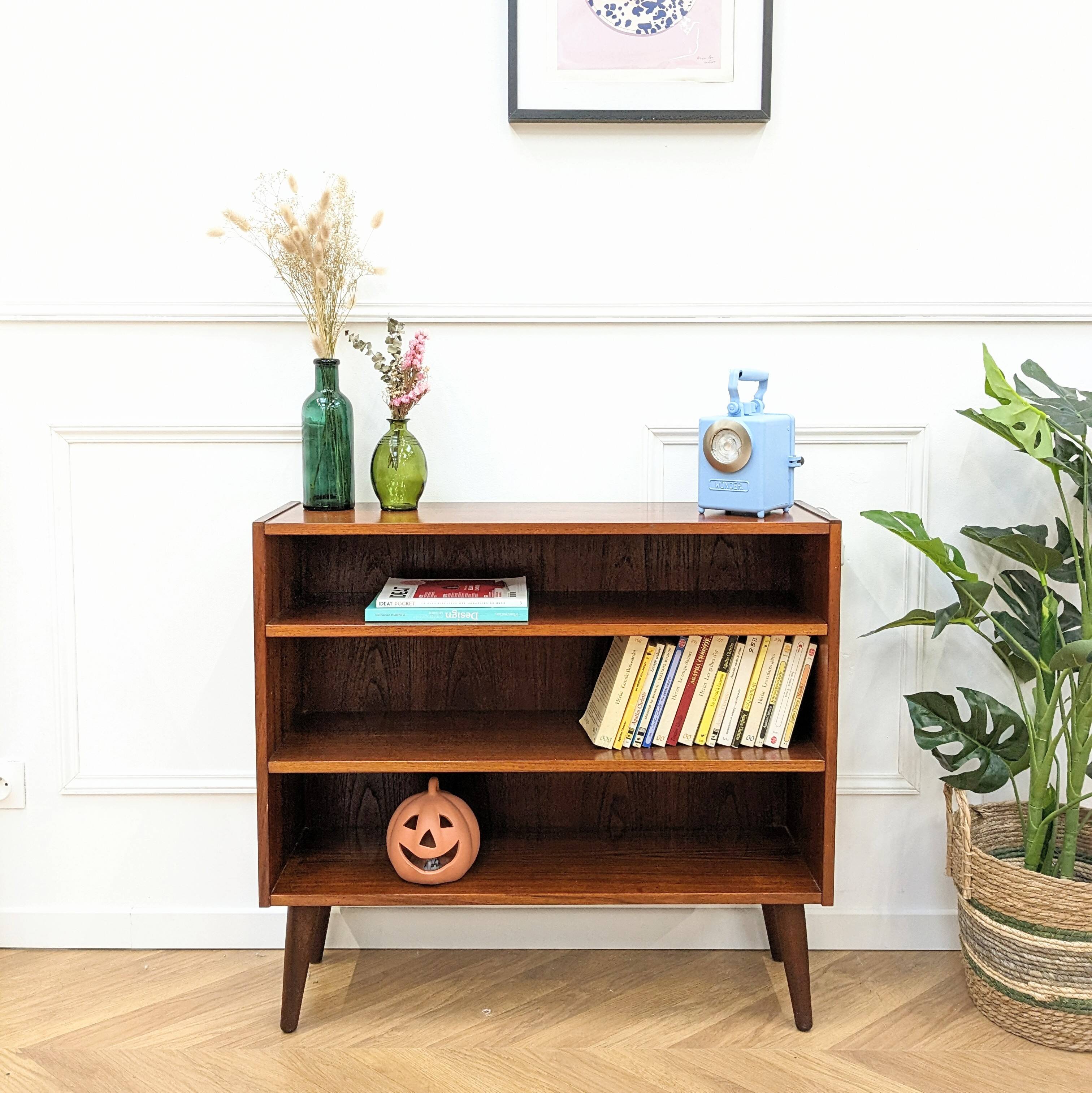 Danish teak bookcase