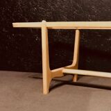 Mid-century beech coffee table