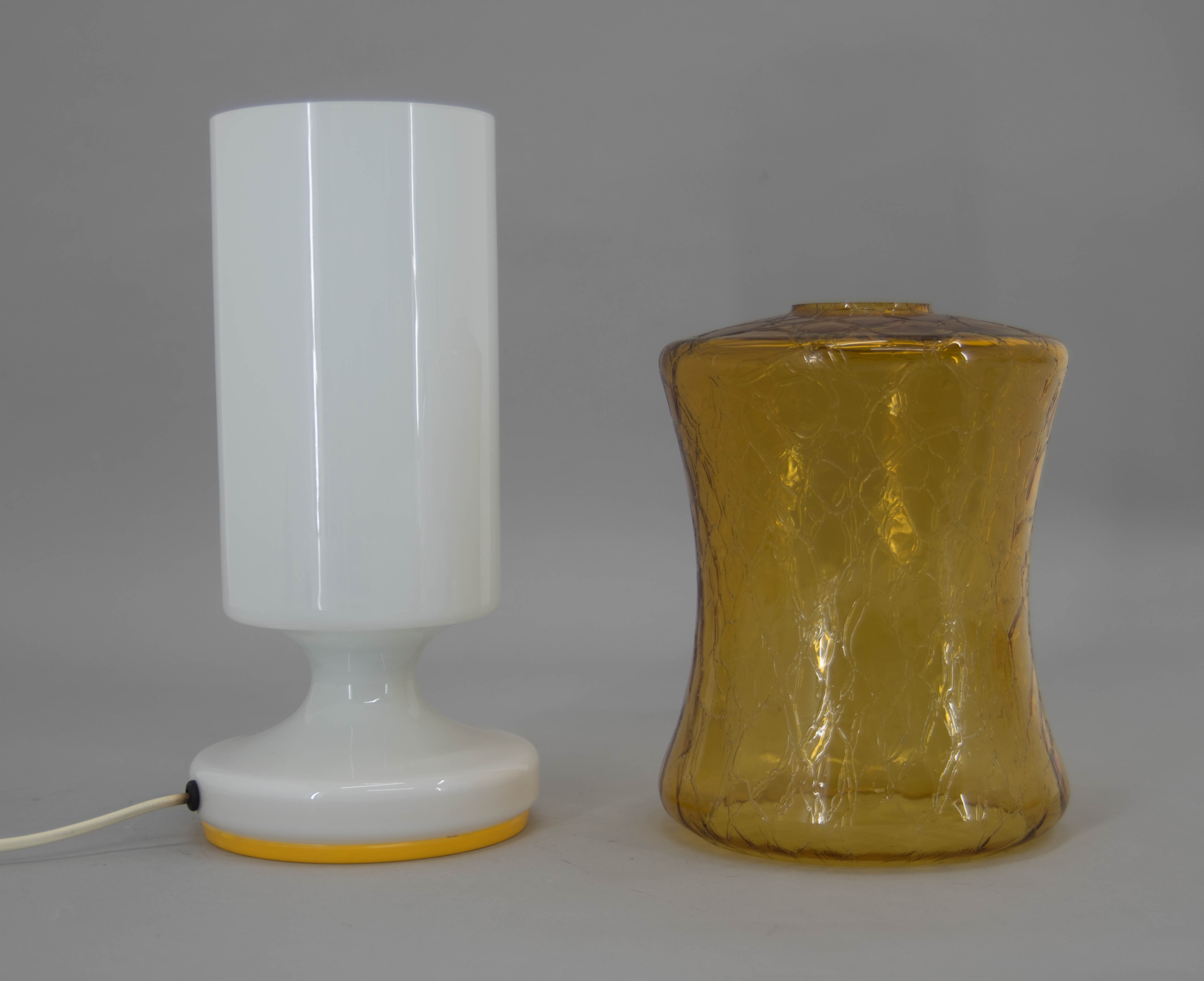 Mid-Century All Glass Table Lamp, 1970s