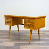 1950s desk, beech/resopal. Manufacturer: Ekawerk