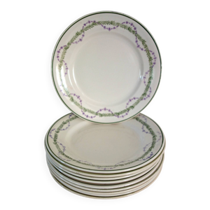 10 assiettes à dessert