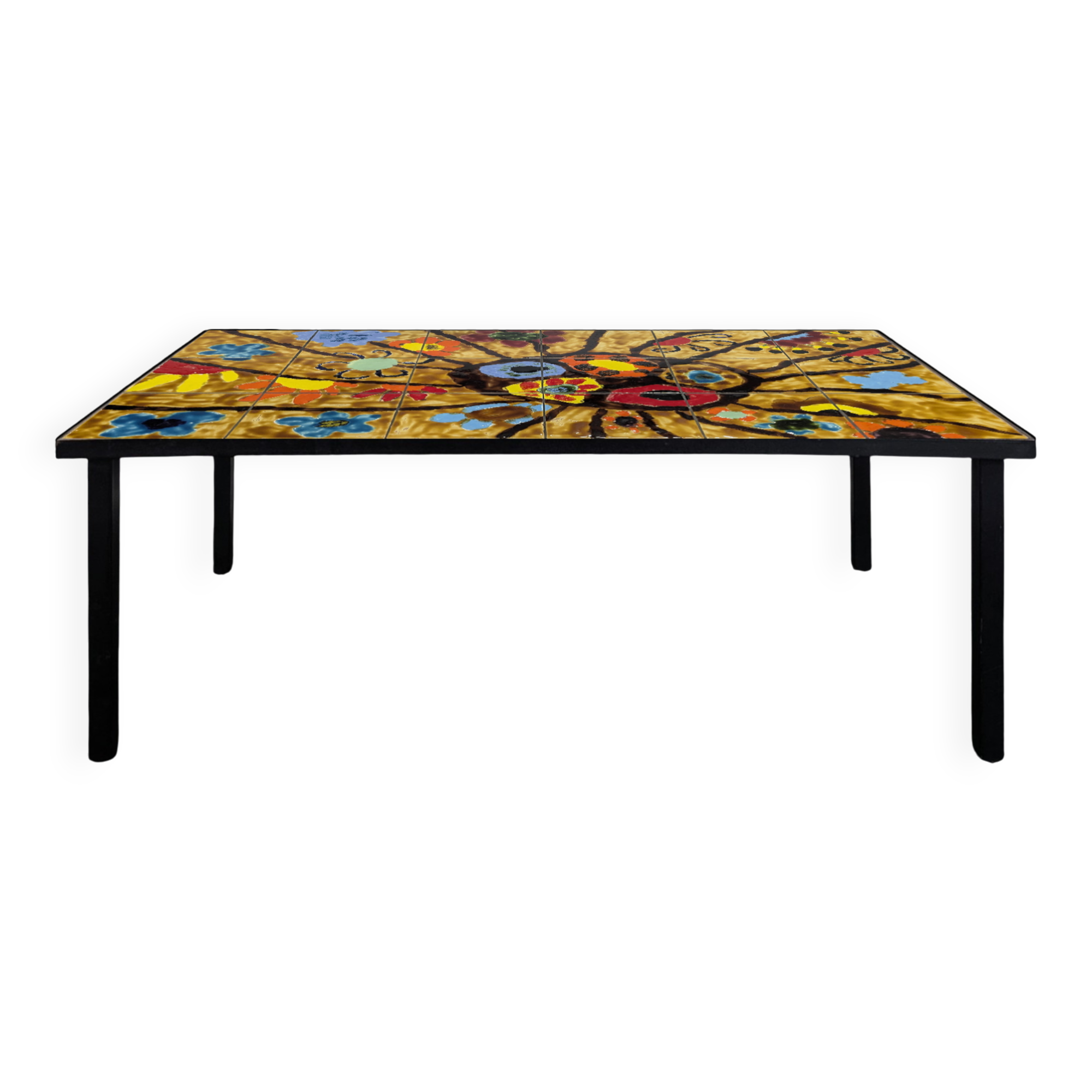 1960s ceramic coffee table