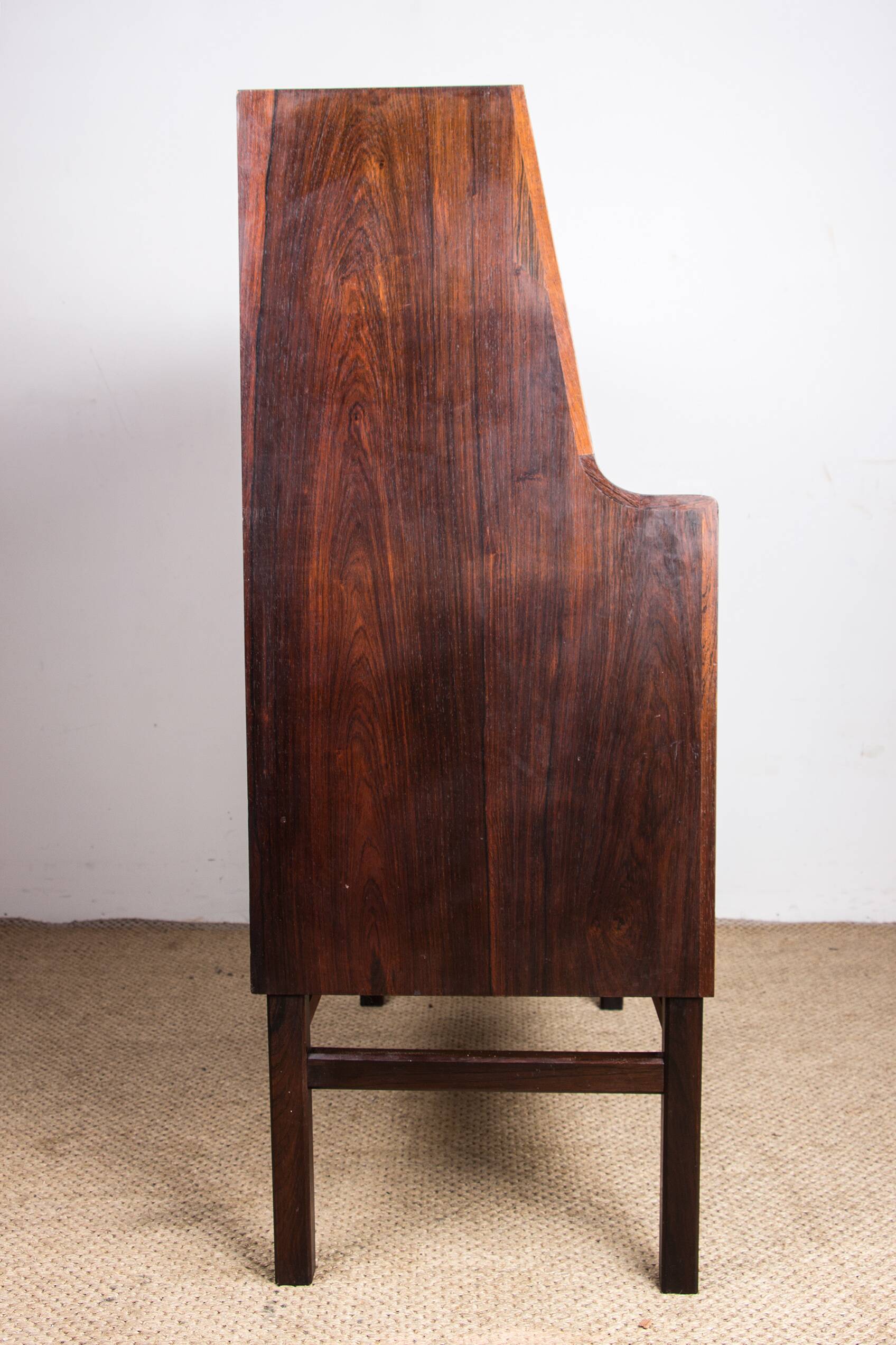 Secretary desk, Danish Rosewood by Arne Wahl Iversen for Branderup Mobelfabrik 1960.