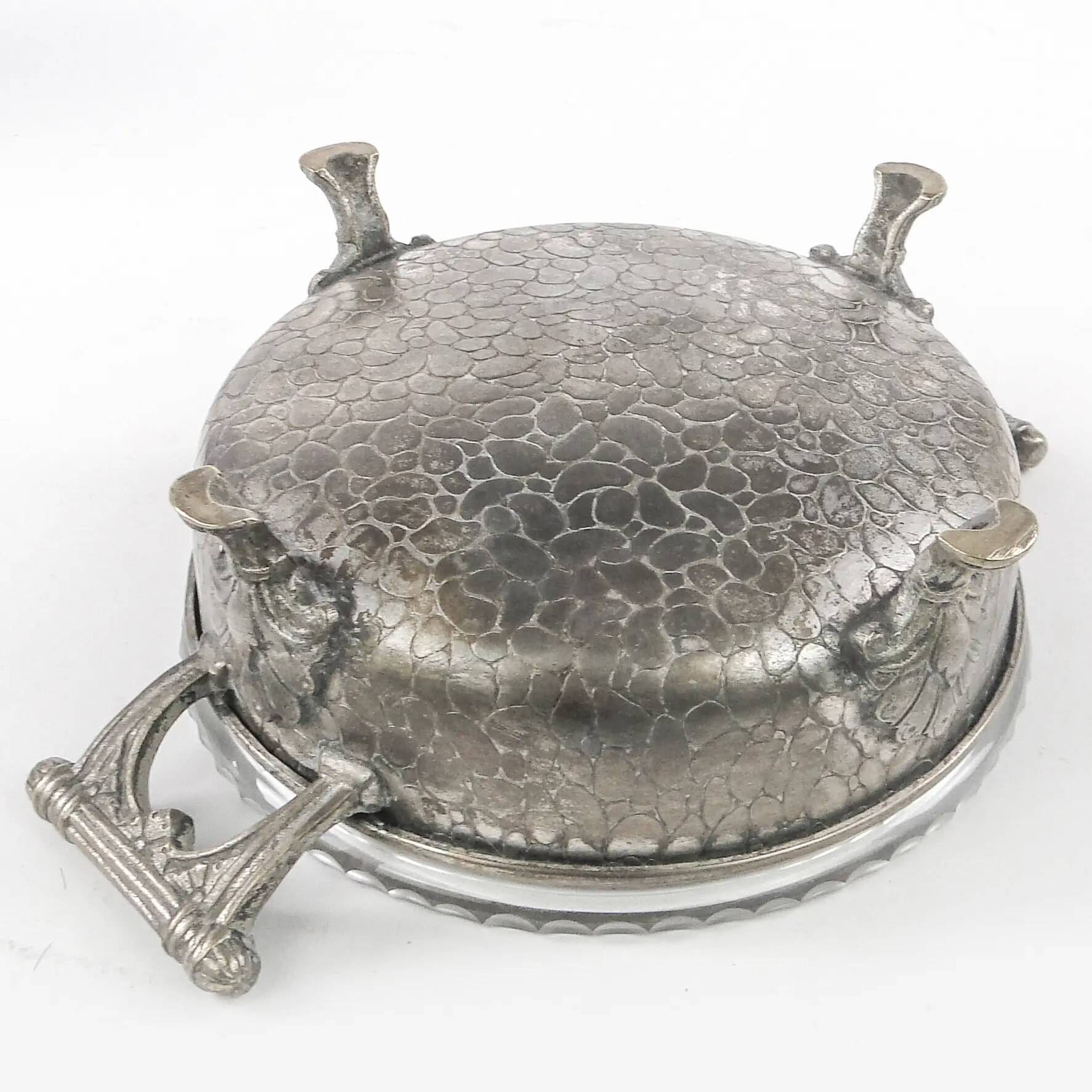 Eclectic fruit bowl, silver-plated brass, WMF, Germany, 19th century