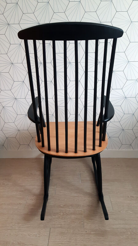 Black rocking-chair 1950