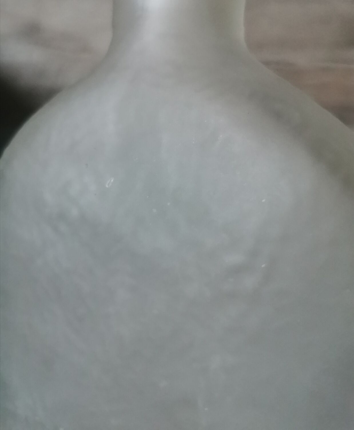 Pressed glass bottle Wayne Husted Stelvia