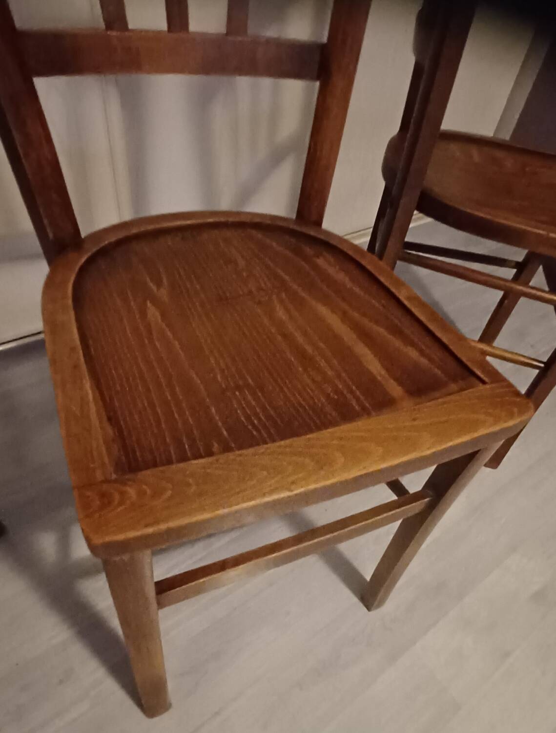 Set of 4 vintage bistro chairs