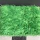 Green fluffy foot stool 1960s