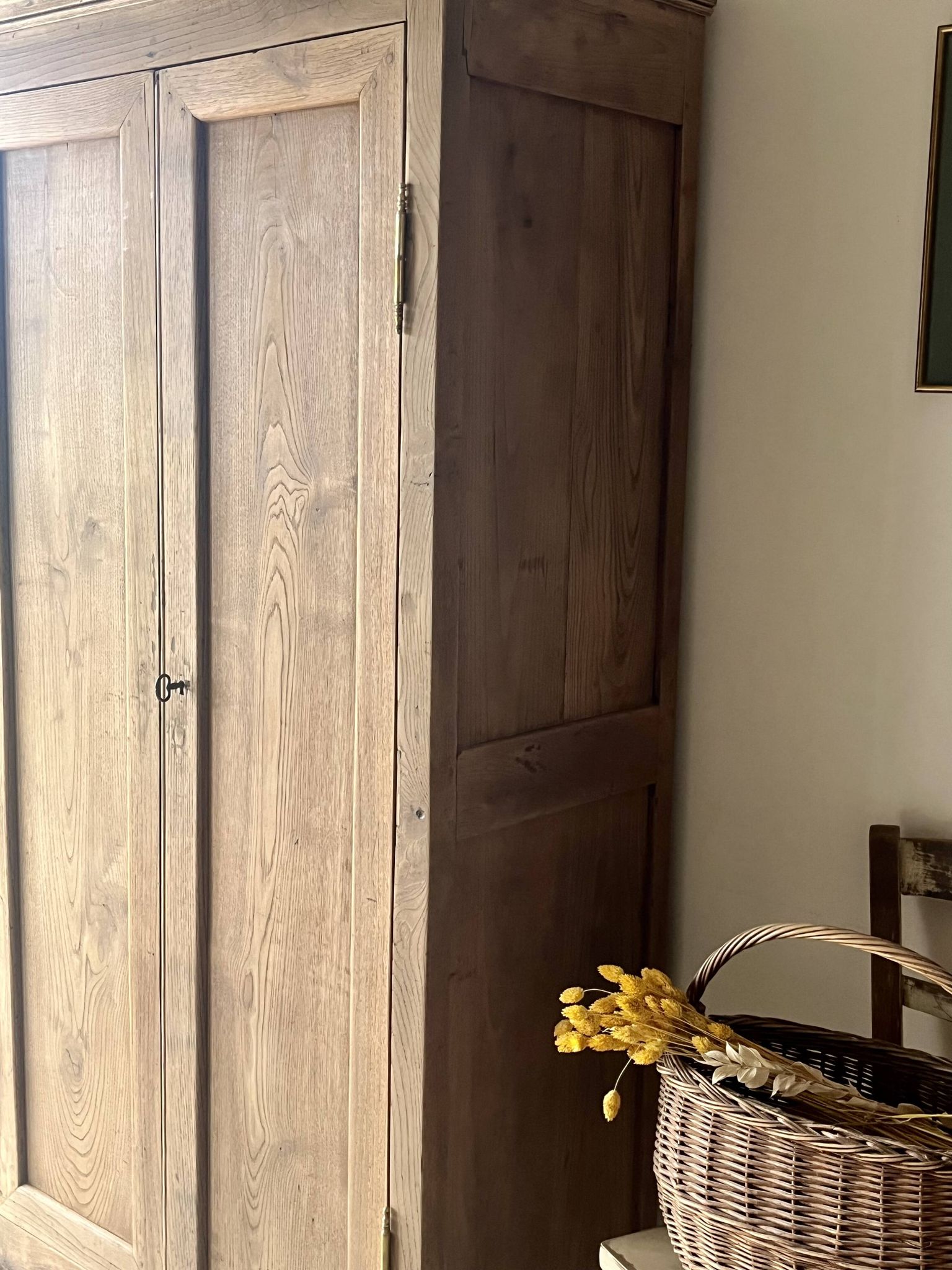 Antique chestnut wardrobe