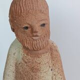 Sculpture in chamotte clay by Claude Bersoux