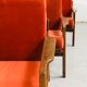 Scandinavian teak lounge - bench and two armchairs