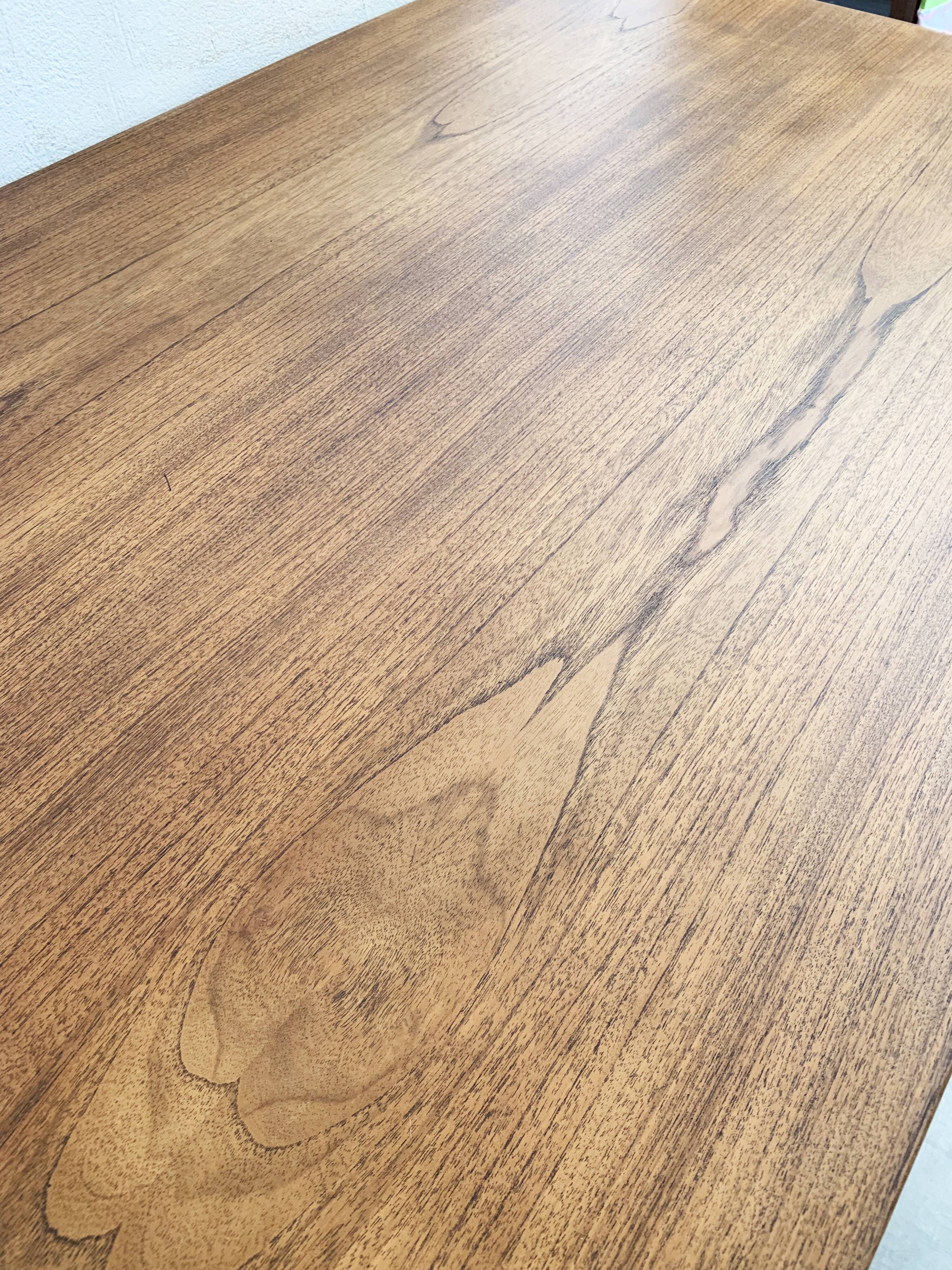 Vintage Danish dining table from the 60s extendable teak