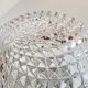 Applique, plafonnier en semi-cristal, années 50