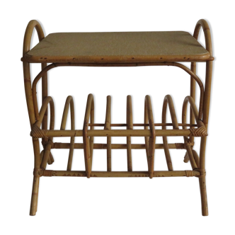 Bedside table and magazine rack wicker