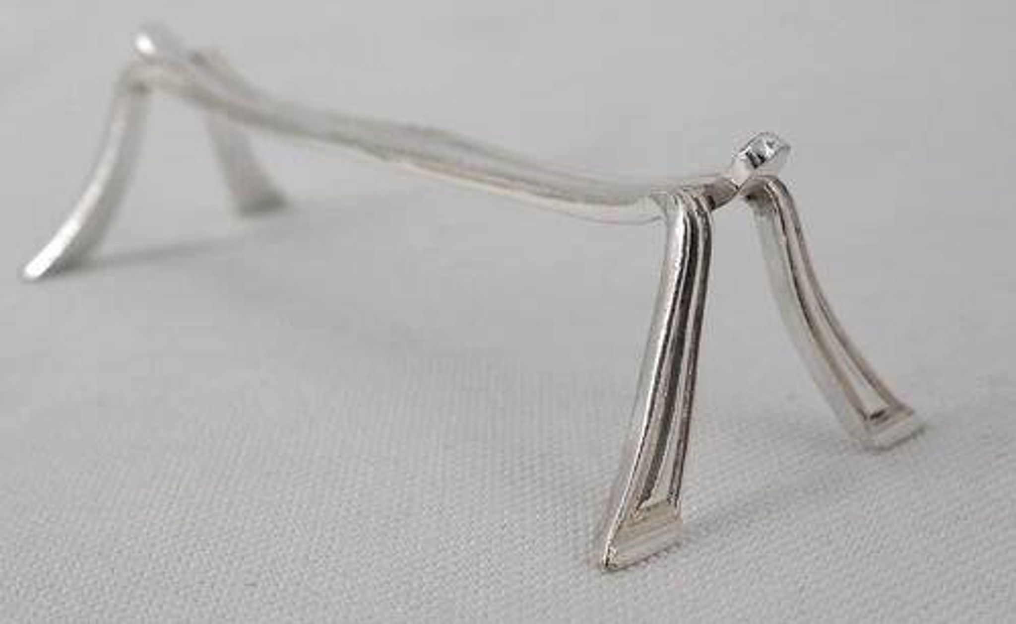 Christofle Printania model, Art Nouveau, 12 silver-plated knife rests.