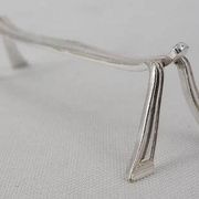 Christofle Printania model, Art Nouveau, 12 silver-plated knife rests.