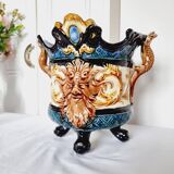 Mouzin-lecat brand onnaing flower pot from 1870 salamandre model