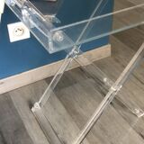 Plexiglass side table / server