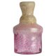 Unique Bubblegum Pink and Yellow Art Glass Vase by Milan Vobruba, Sweden 1980s