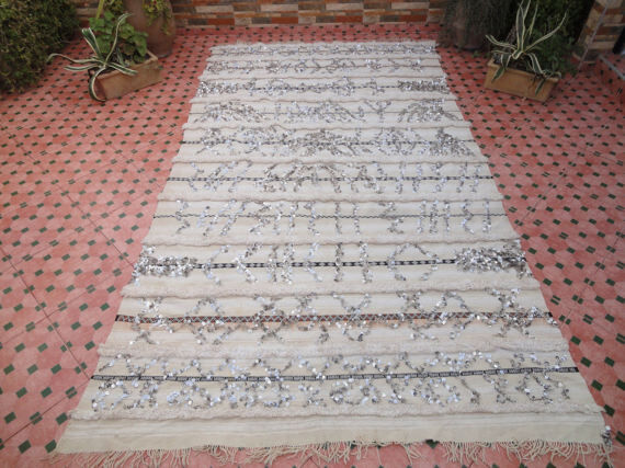White Handira 290 x 170 cm