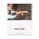 Poster Gina Pane, 1980