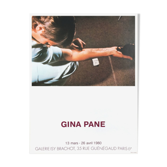 Affiche Gina Pane 1980