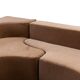 Roberto Pamio. Modular fabric sofa, model Lara. Circa 1980-90.