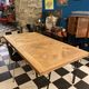 Table repas parquet de Versailles chêne massif