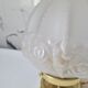 Art deco lamp in brass and glass