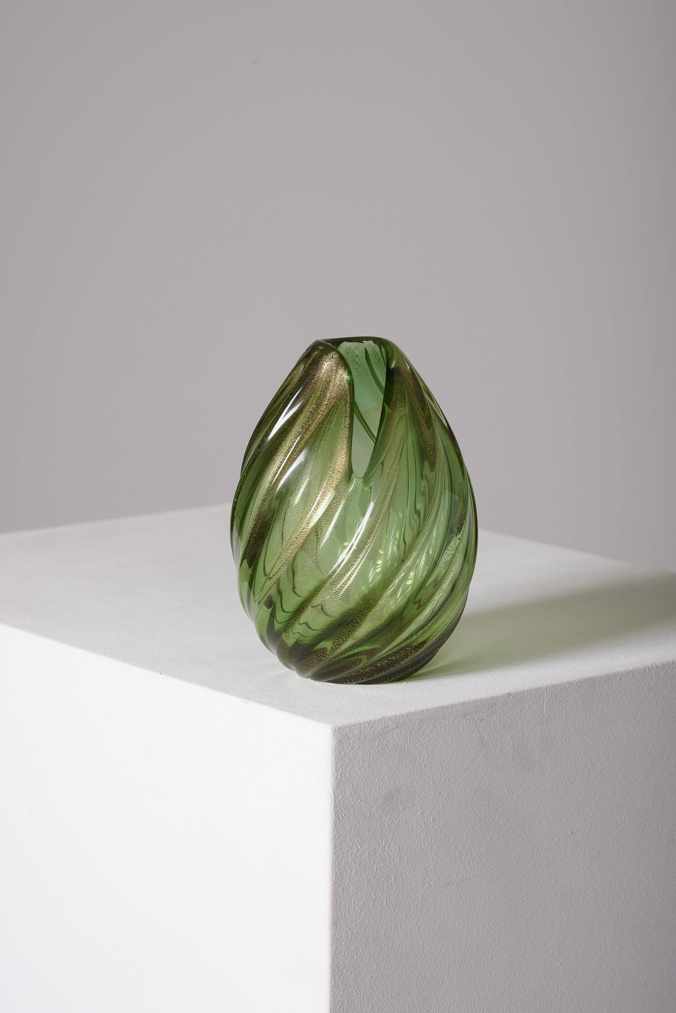 Murano blown glass vase by Archimede Seguso
