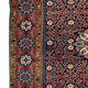 Traditional persian rug antique blue red handwoven wool carpet area rug- 145x202cm