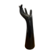 Black ceramic hand sculpture