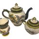 Henriot Quimper, glazed earthenware service, Genêt Bruyère model, 20th century