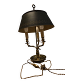 Vintage Bouillotte Lamp in Bronze – Empire/Directoire Style – Signed F.B.