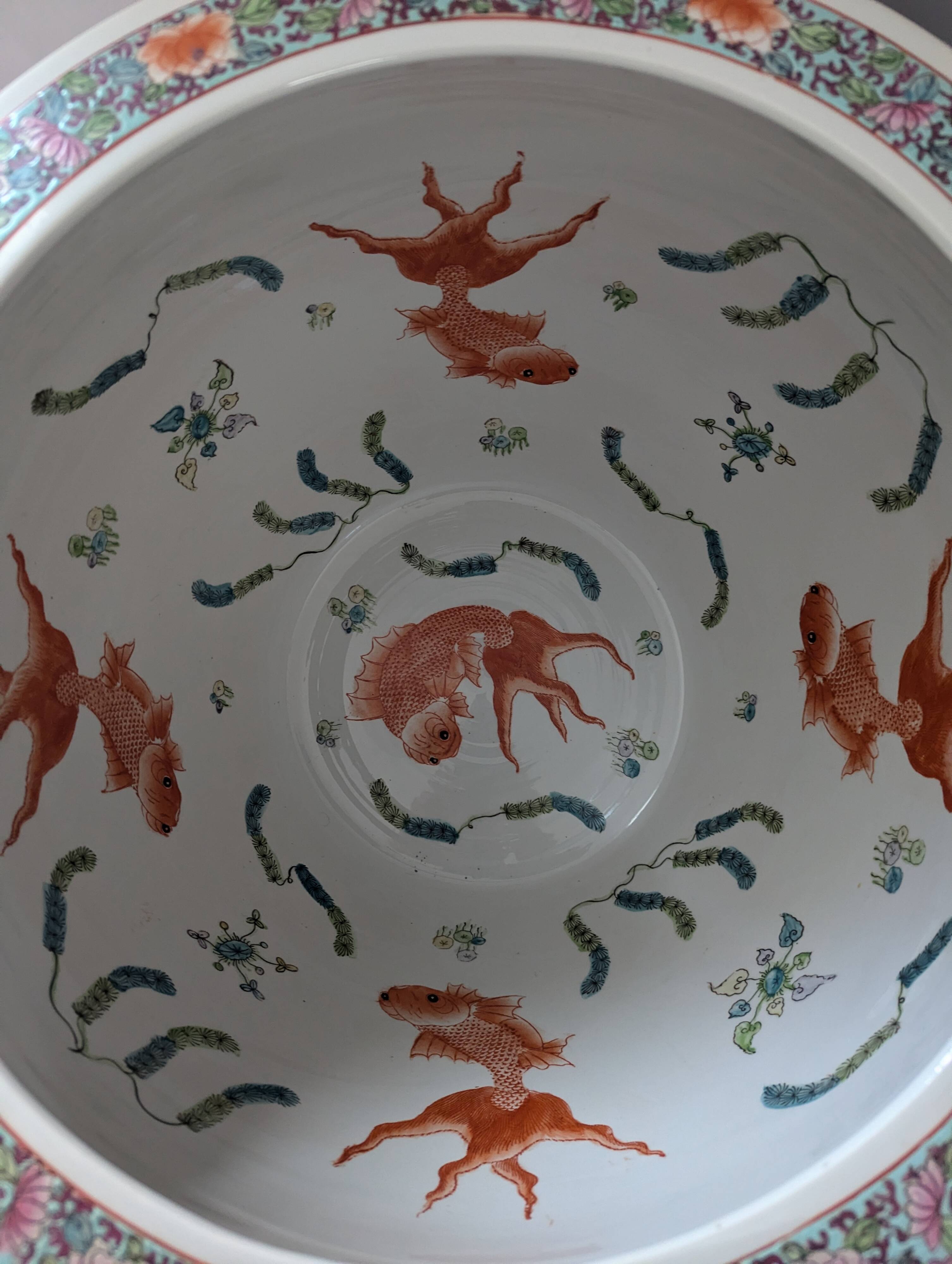 Japanese aquarium cachepot from the 30s and 40s