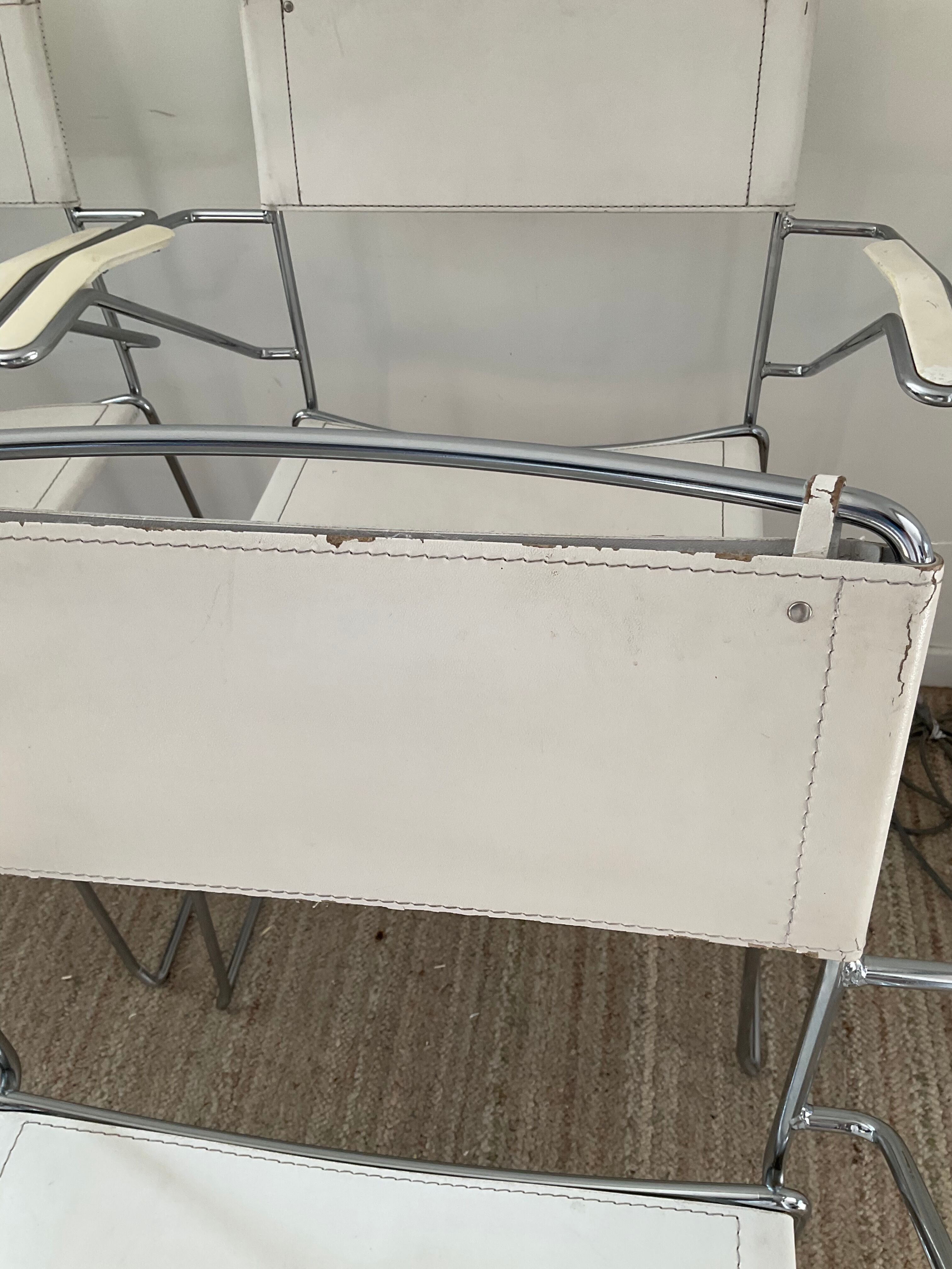 4 fauteuils Giandomenico Belotti années 70