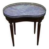 Bedside table with marble