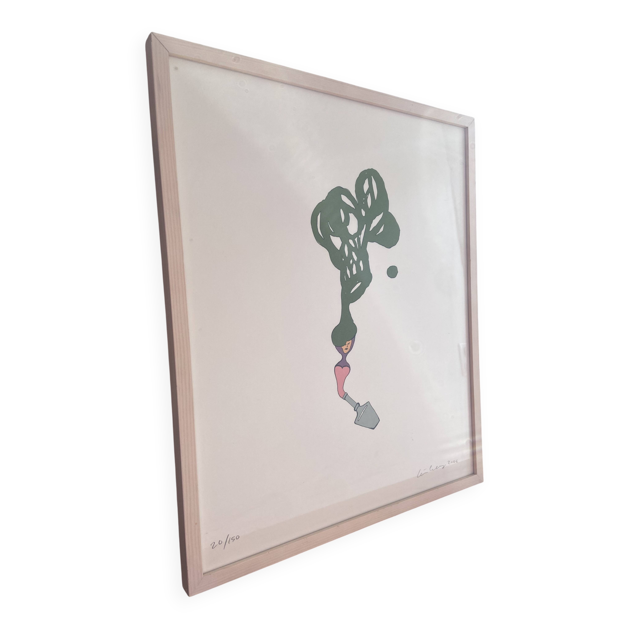 Lithograph "Mermaid" Carin Ellberg