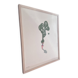 Lithograph "Mermaid" Carin Ellberg