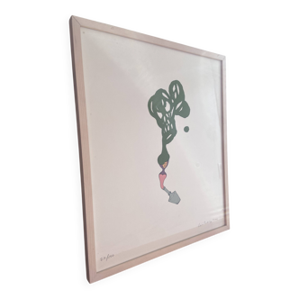 Lithograph "Mermaid" Carin Ellberg