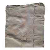 Embroidered linen sheet