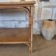 Console en rotin vintage